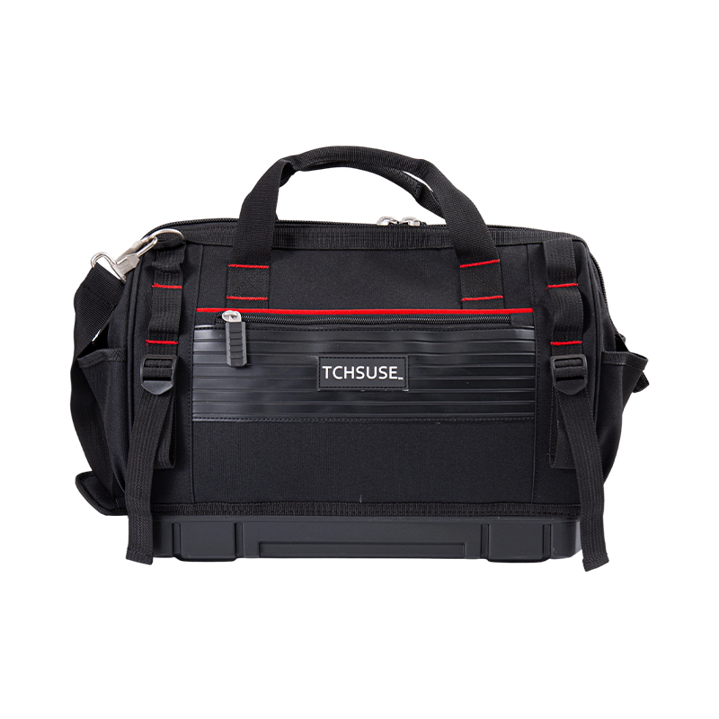 Bolsa de ferramentas multifuncional de grande capacidade com fundo de plástico de 17 polegadas/18 polegadas